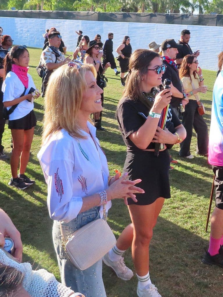 Vanna attends day 2 of Coachella 