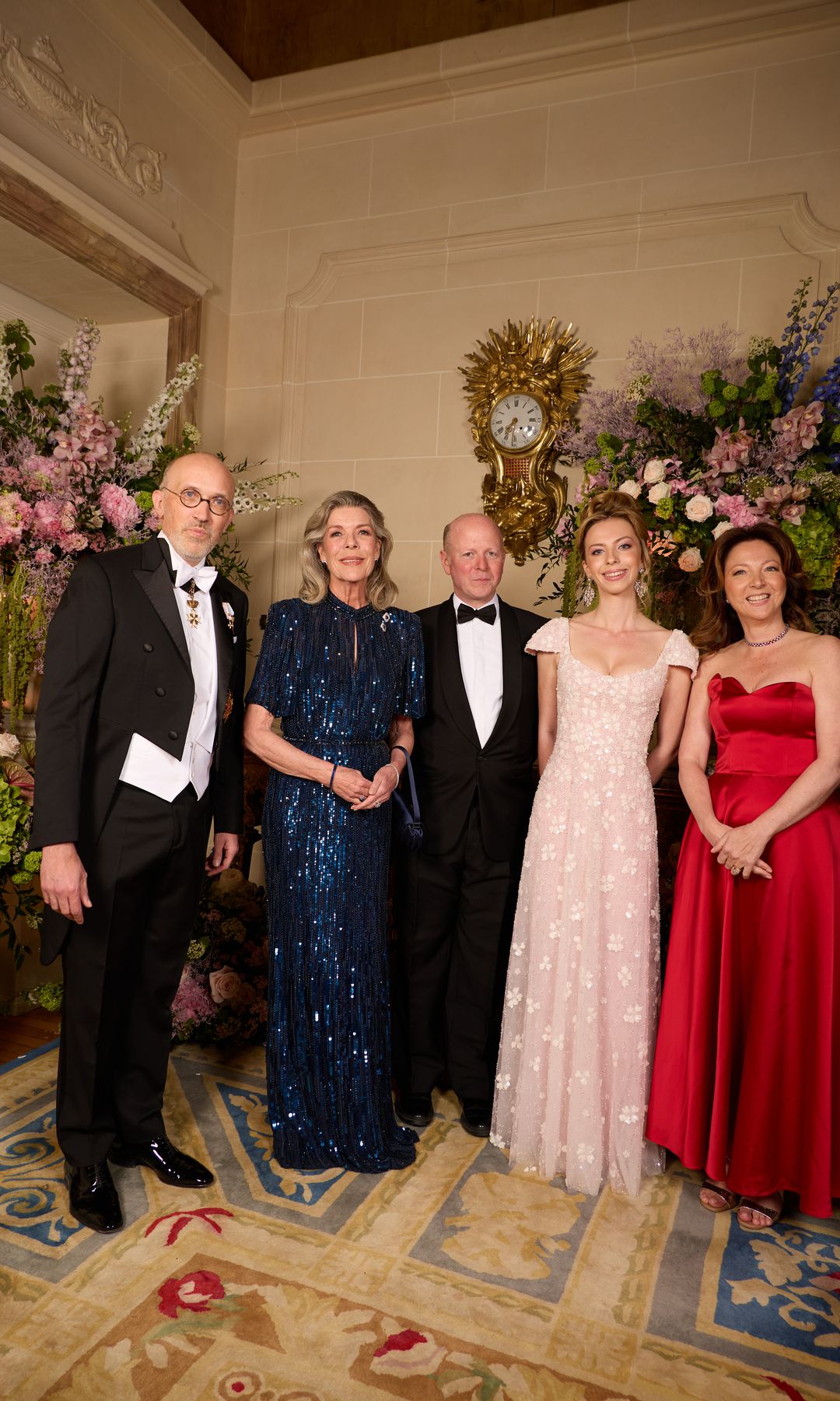 Caroline of Hanover was one of the evening's stand out figures