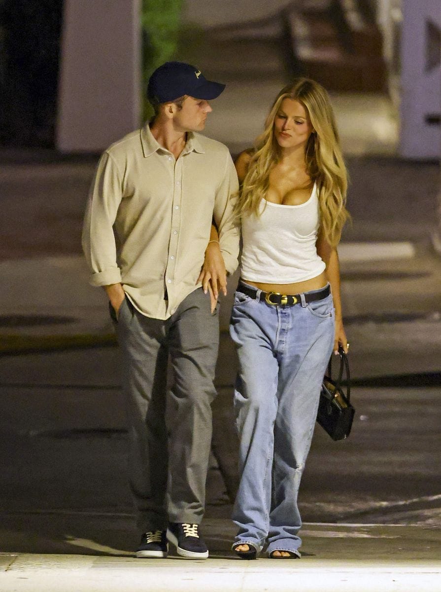 Brooks Nader and Taron Egerton were seen on a date night in Santa Monica