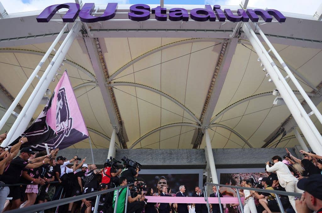 Nu Stadium  ribbon cutting ceremony