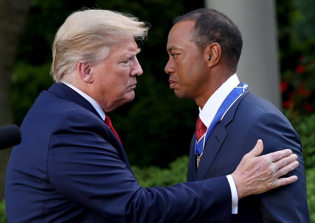 President Donald Trump has also shown support for the golfer