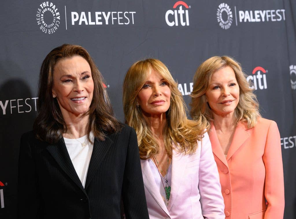 Kate Jackson, Jaclyn Smith and Cheryl Ladd at PaleyFest LA 2026 - "Charlie's Angels" 50th Anniversary Celebration held at Dolby Theatre on April 06, 2026 in Los Angeles, California