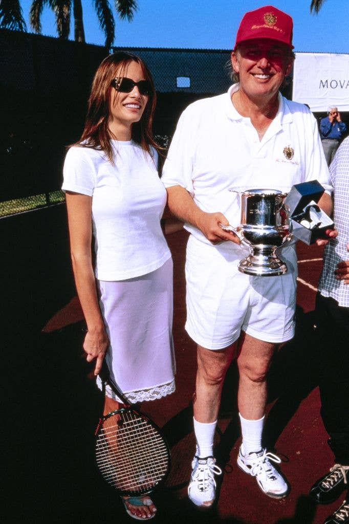 Melania Trump is a long-time tennis fan