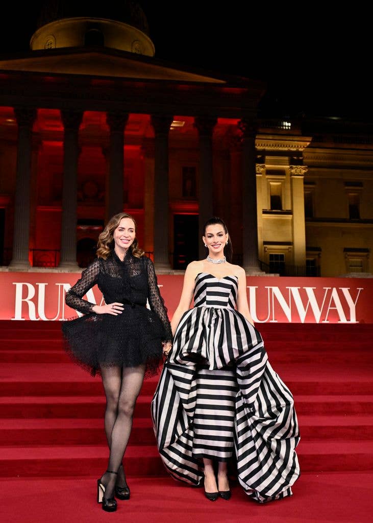 Emily Blunt and Anne Hathaway stun at the gala