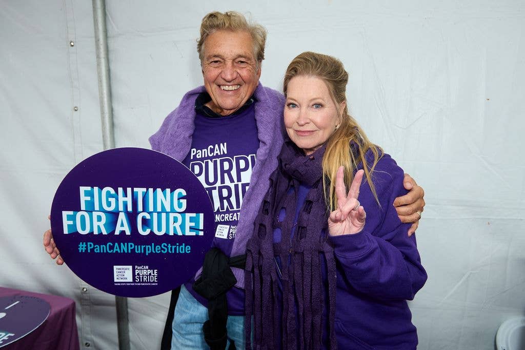 Lisa and her new husband, Albert DePrisco, attend The Walk To End Pancreatic Cancer at Santa Monica 