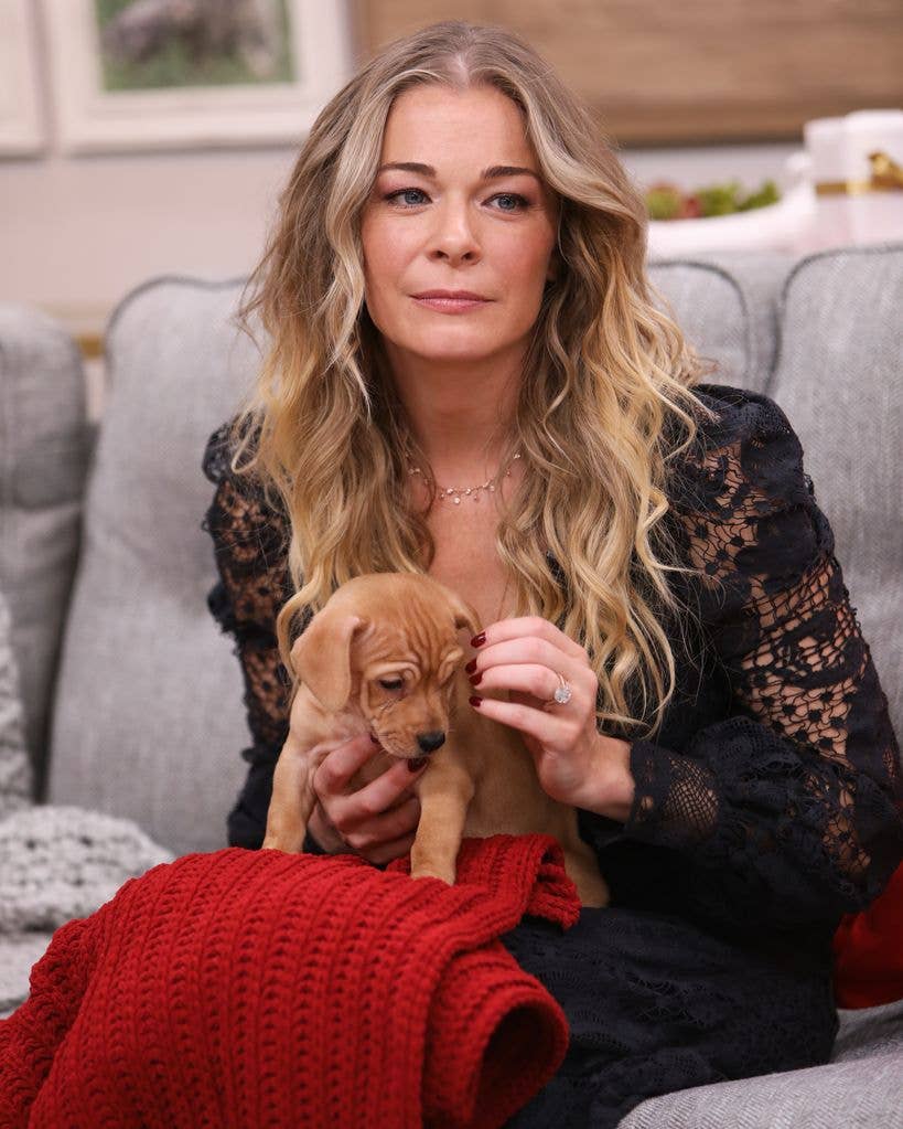 Actress / Singer LeAnn Rimes visits Hallmark Channel's "Home & Family" at Universal Studios Hollywood on November 08, 2019 in Universal City, California.
