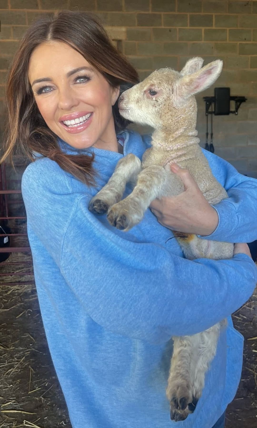 Elizabeth Hurley, Billy Ray Cyrus and Damian Hurley melt hearts with adorable Easter surprise