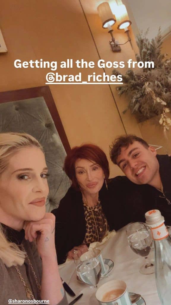 kelly sharon osbourne bradley riches