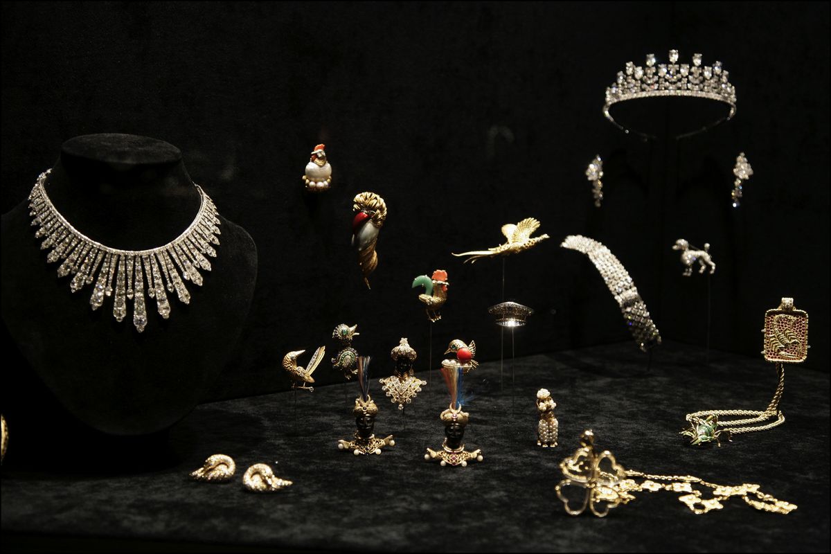 Collection of jewelry that belonged to Grace Kelly