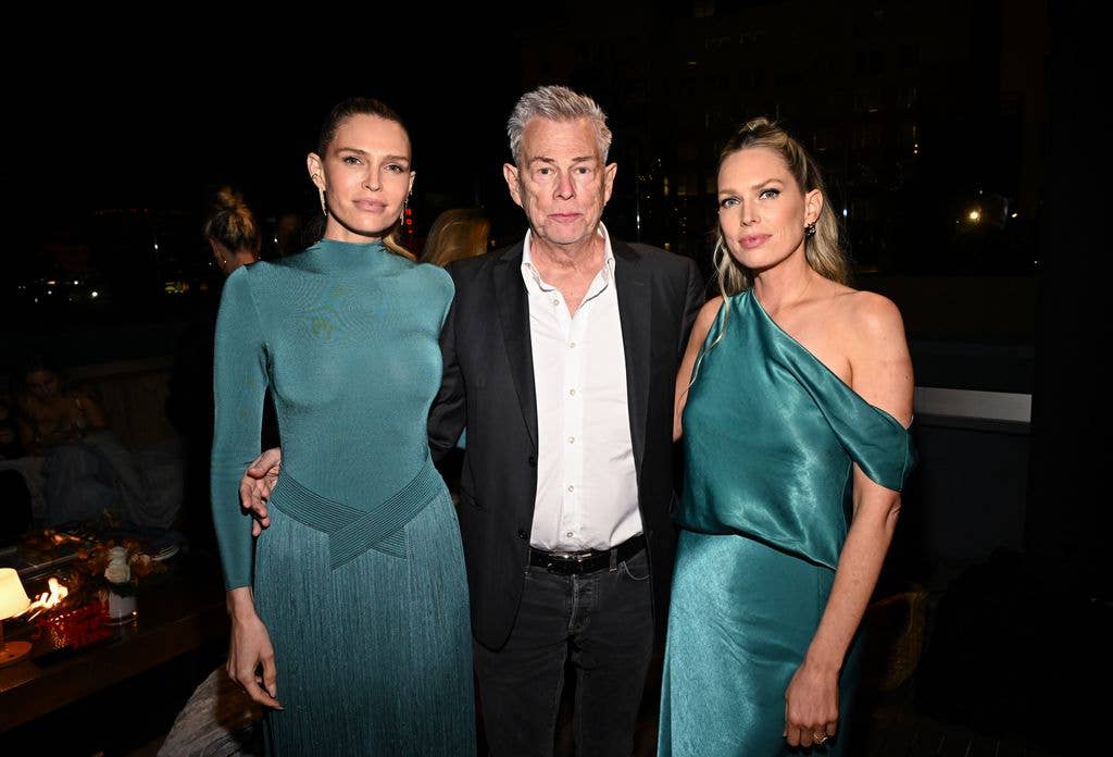 Sara Foster, David Foster, Erin Foster at the after parrty for Netflix's "Nobody Wants This" season 2 premiere held at Lemon Grove on October 16, 2025