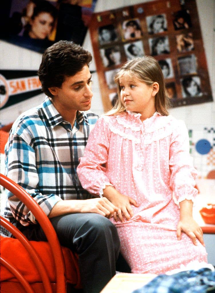 Daddy's Home" - Season One - 1023/87, Danny (Bob Saget) introduced a father/daughter day to spend time with D.J. (Candace Cameron), Stephanie and Michelle., 