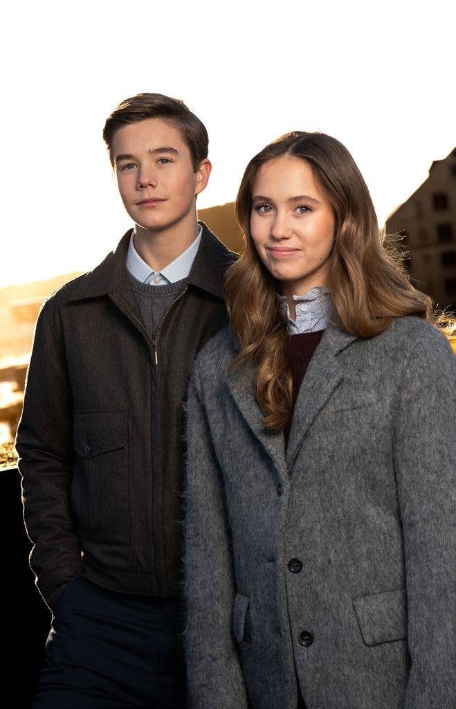 Prince Vincent and Princess Josephine on their 15th birthday