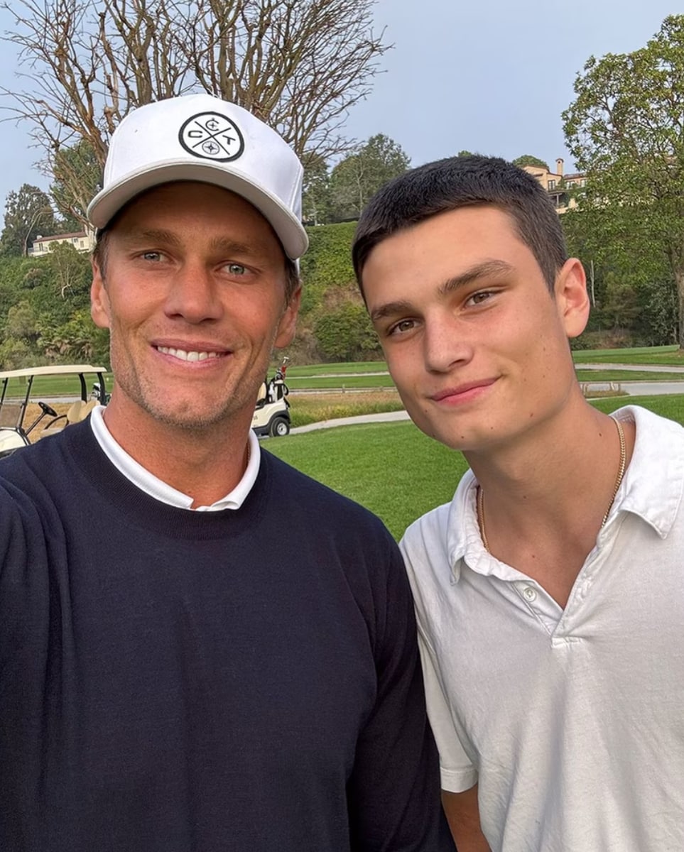Tom Brady and 18-year-old son Jack show off striking resemblance at Miami NBA game