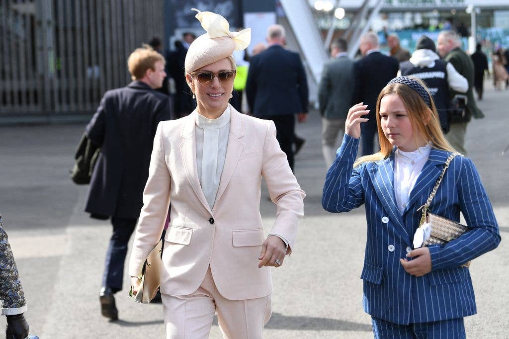 A photo of Zara and Mia Tindall