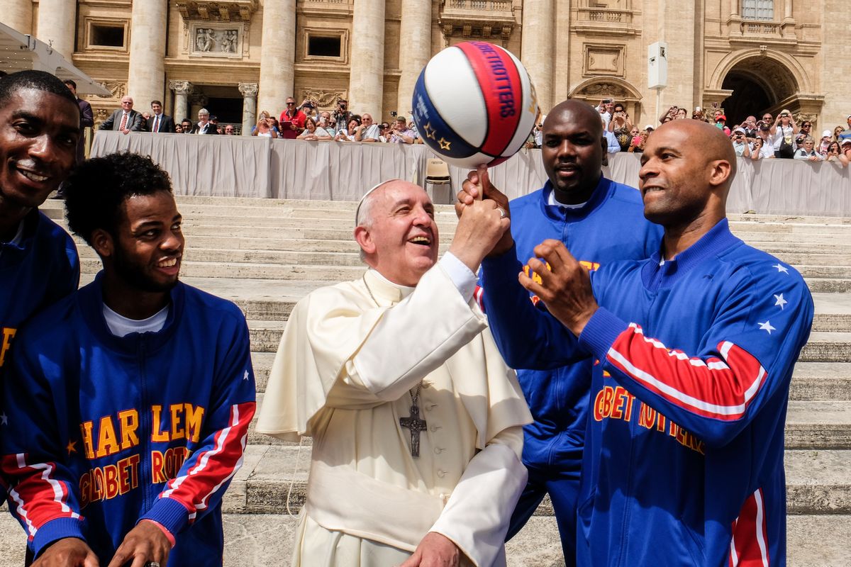 It marks a tradition, Pope Francis did the same in 2014