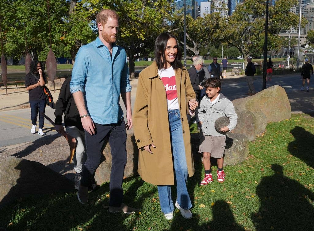 prince harry meghan markle melbourne