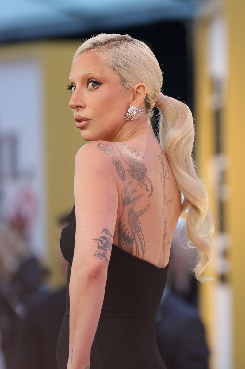 Lady Gaga attends "The Devil Wears Prada 2" premiere on April 20, 2026 in New York City.
