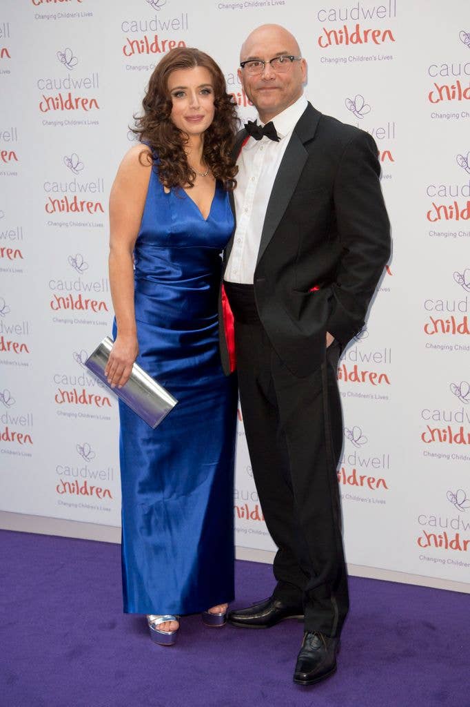 Anne-Marie Sterpini and Gregg Wallace on red carpet