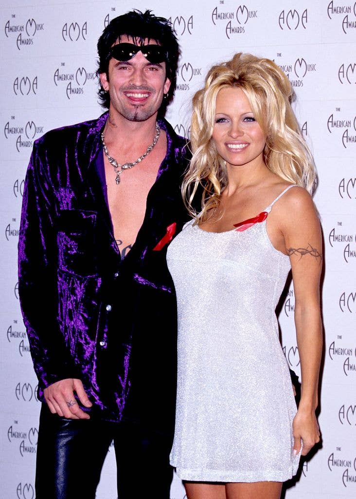 Pamela has been married five times, including to Tommy Lee, with whom she shares sons Brandon and Dylan