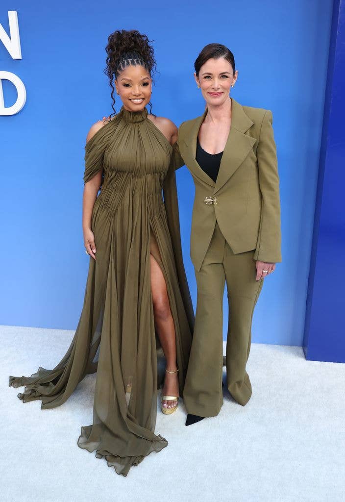 Halle Bailey and Kat Coiro attend the 2026 ESSENCE Black Women In Hollywood Awards at Fairmont Century Plaza on March 12, 2026 in Los Angeles, California.