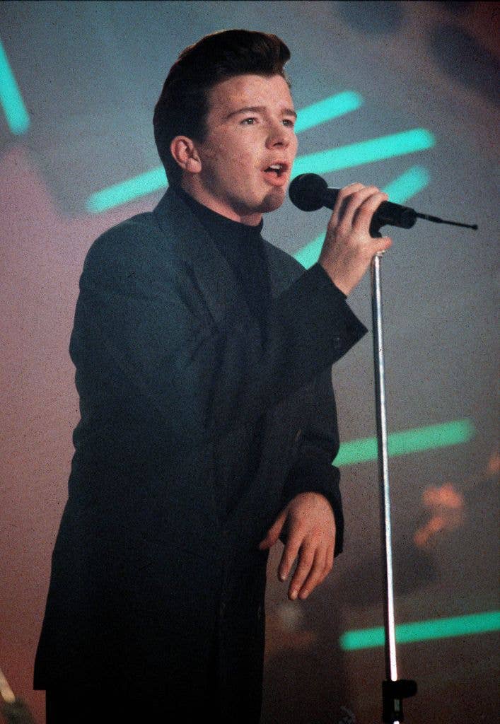 Rick performing in the 1980's