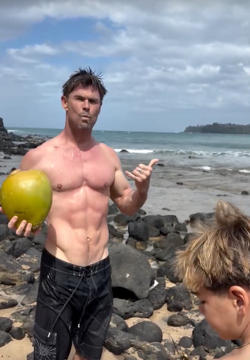 Reflecting on the trip, Hemsworth described it as “Another amazing surf trip with my kids."