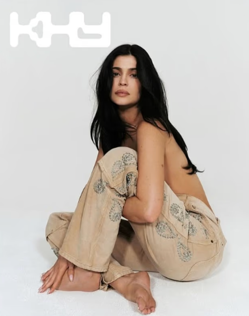 The aesthetic is unmistakably Kylie. Clean, confident and quietly provocative