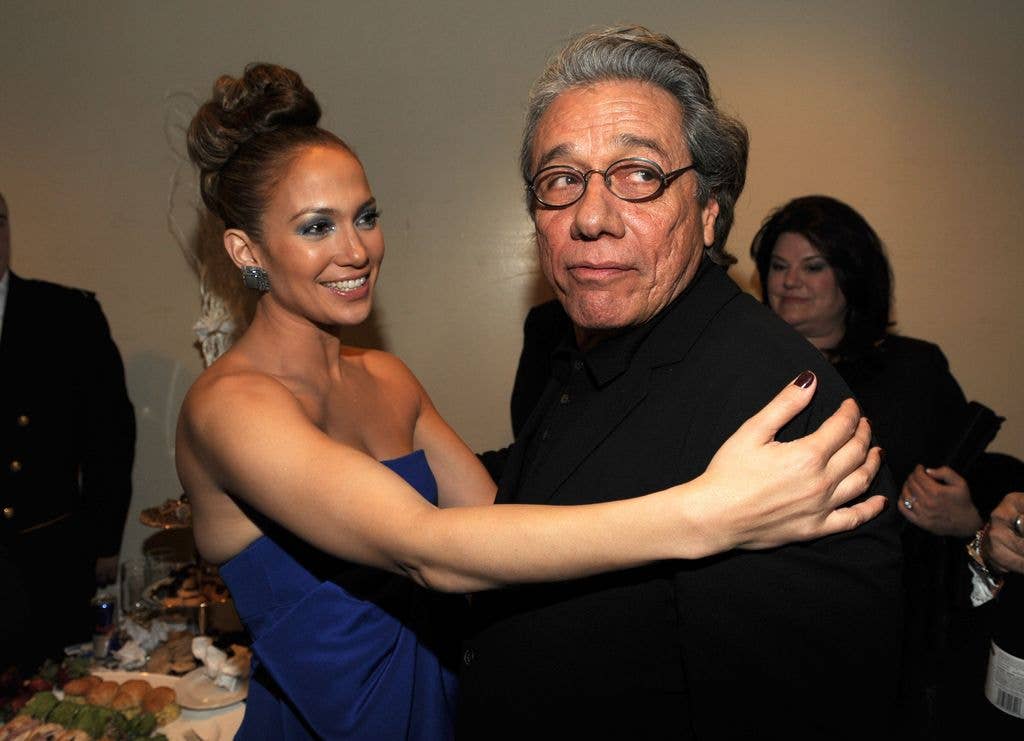 Edward James Olmos plays Jennifer's on-screen father once again