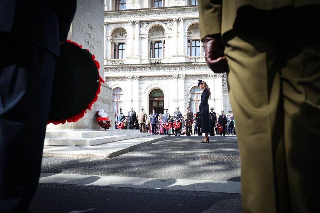 Princess Kate attends the Anzac Day service in London