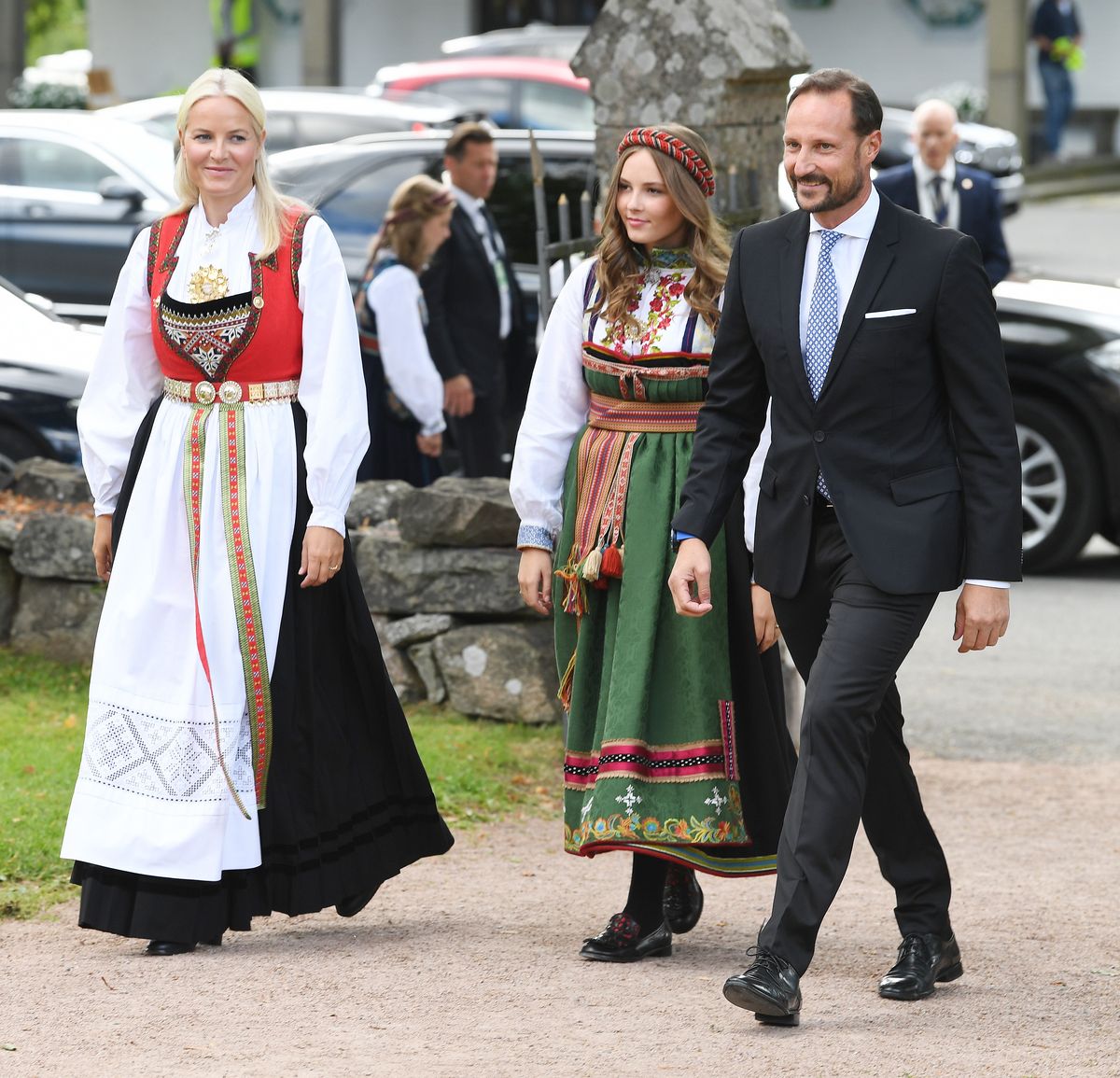 Princess Martha-Louise of Norway and Leah Isadora Behn 