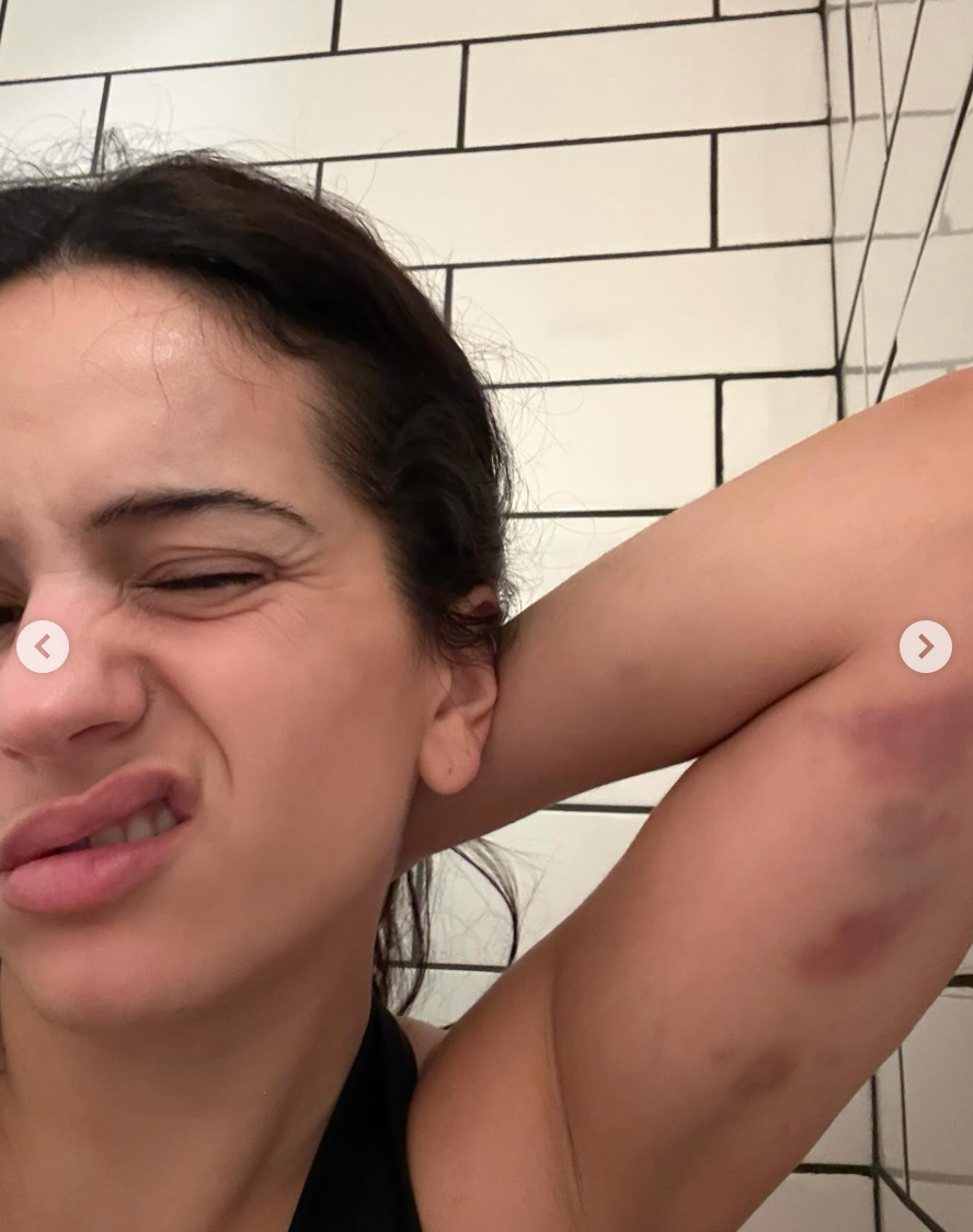 According to her post, she had less than 48 hours to learn a choreography sequence set to appear in the episode. 