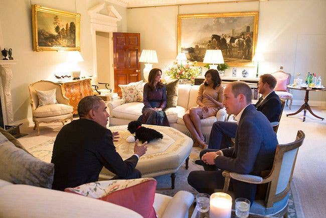 kensington palace interior kate middleton obama visit