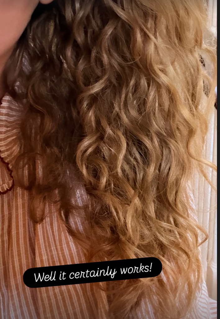 A photo of Carrie Johnson's hair