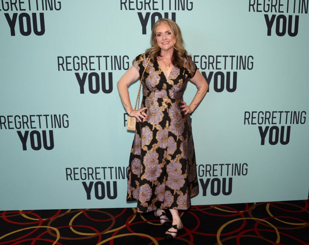 DALLAS, TEXAS - SEPTEMBER 26: Colleen Hoover hosts a "Regretting You" Fan Screening at AMC NorthPark 15 on September 26, 2025, in Dallas, Texas. (Photo by Sam Hodde/Getty Images for Paramount Pictures)