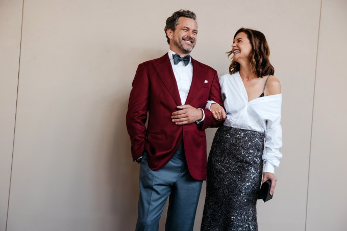 Joshua Jackson and Katie Holmes