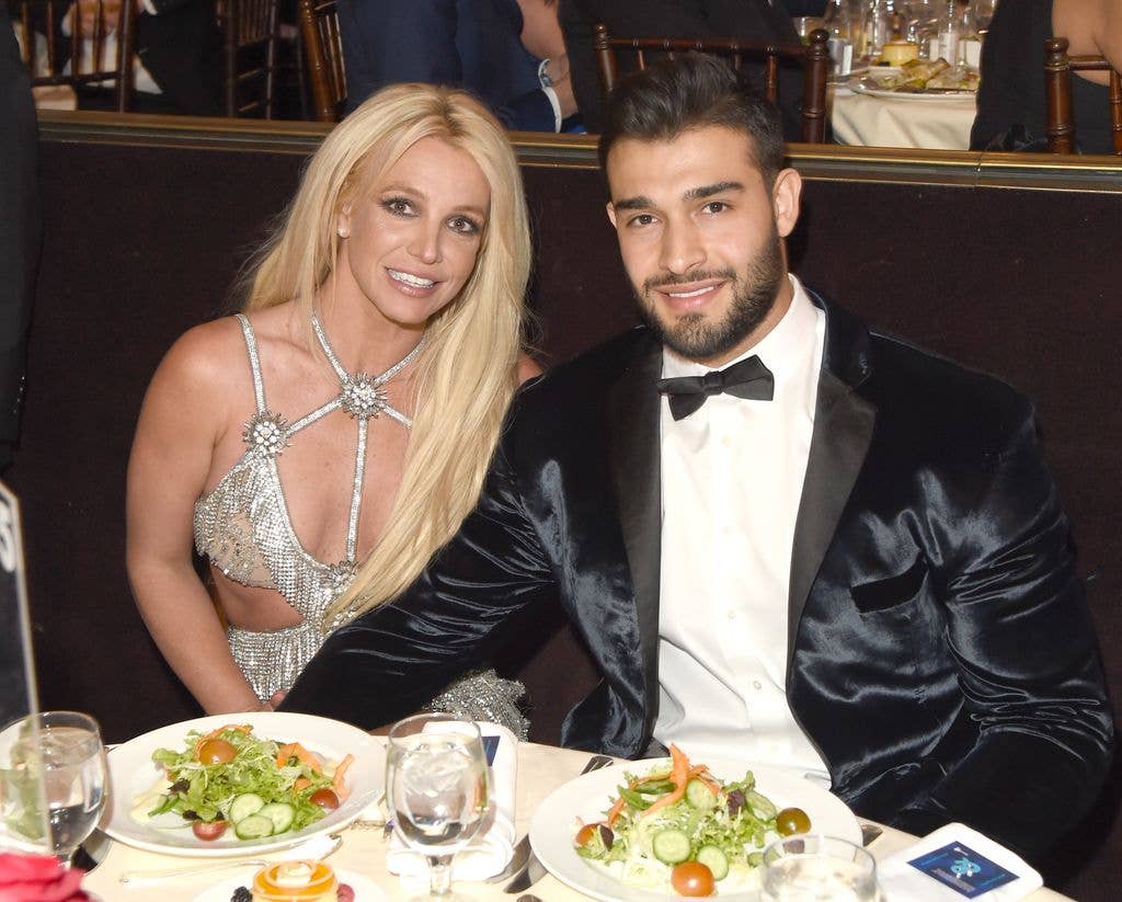 Britney Spears with ex Sam Asghari 