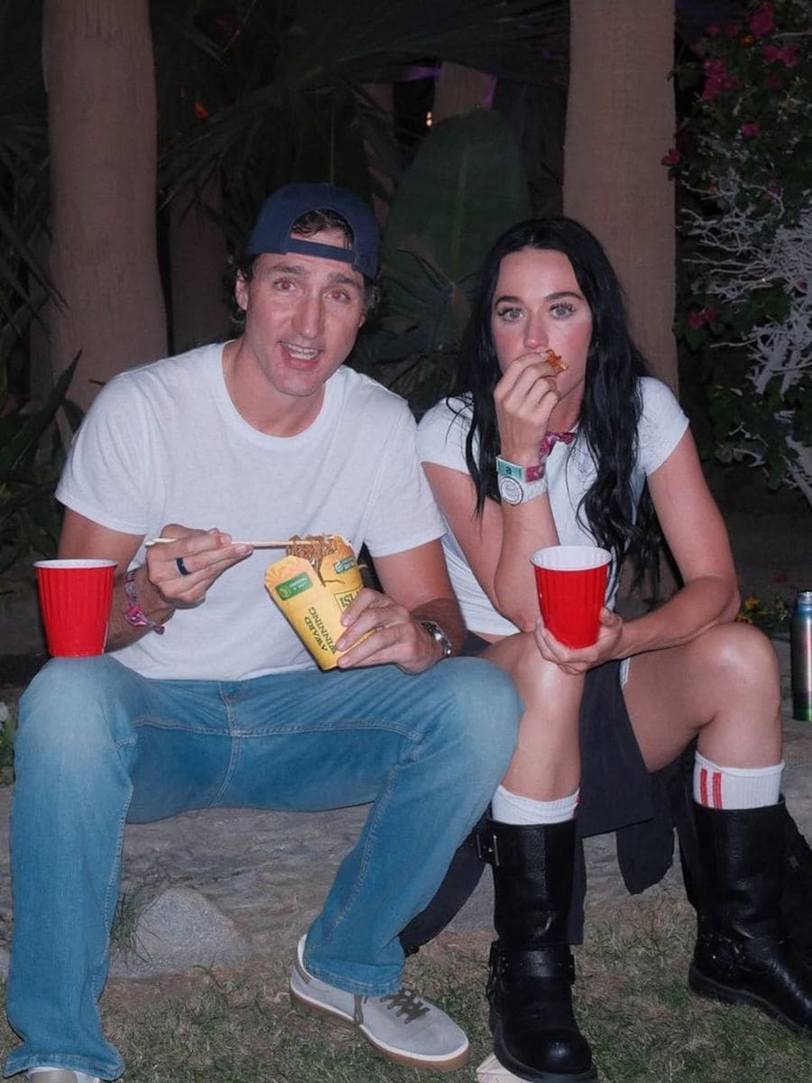 Justin Trudeau and Katy Perry at Coachella.
