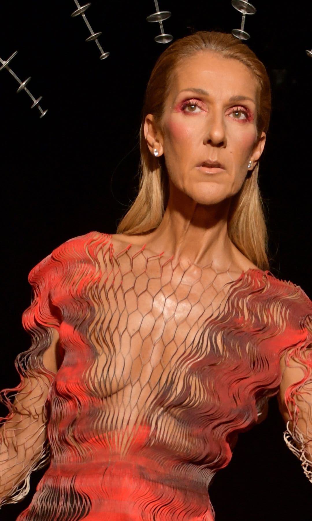 Celine Dion in the front row 