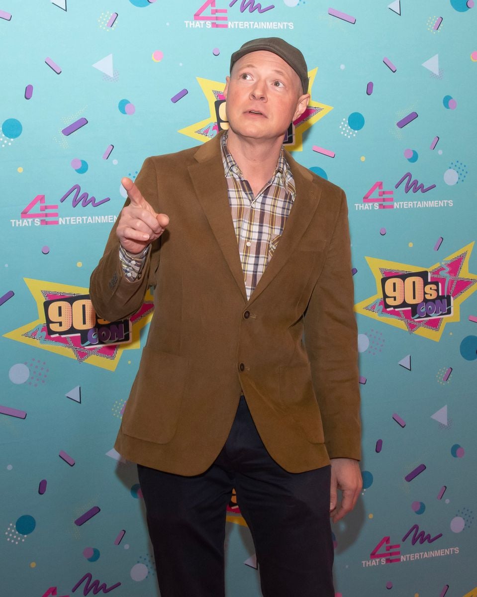 Nate Richert of the TV series "Sabrina the Teenage Witch" attends the carpet at 90s Con on March 18, 2023.