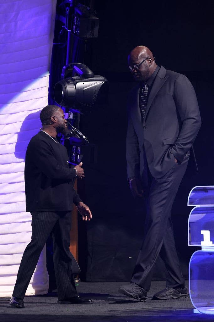 Kevin Hart  and Shaquille during the FIFA World Cup 2026 Official Draw 