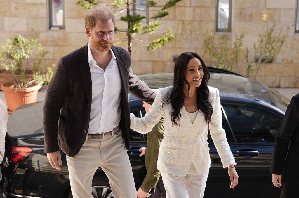 Meghan markle and Prince Harry in Jordan