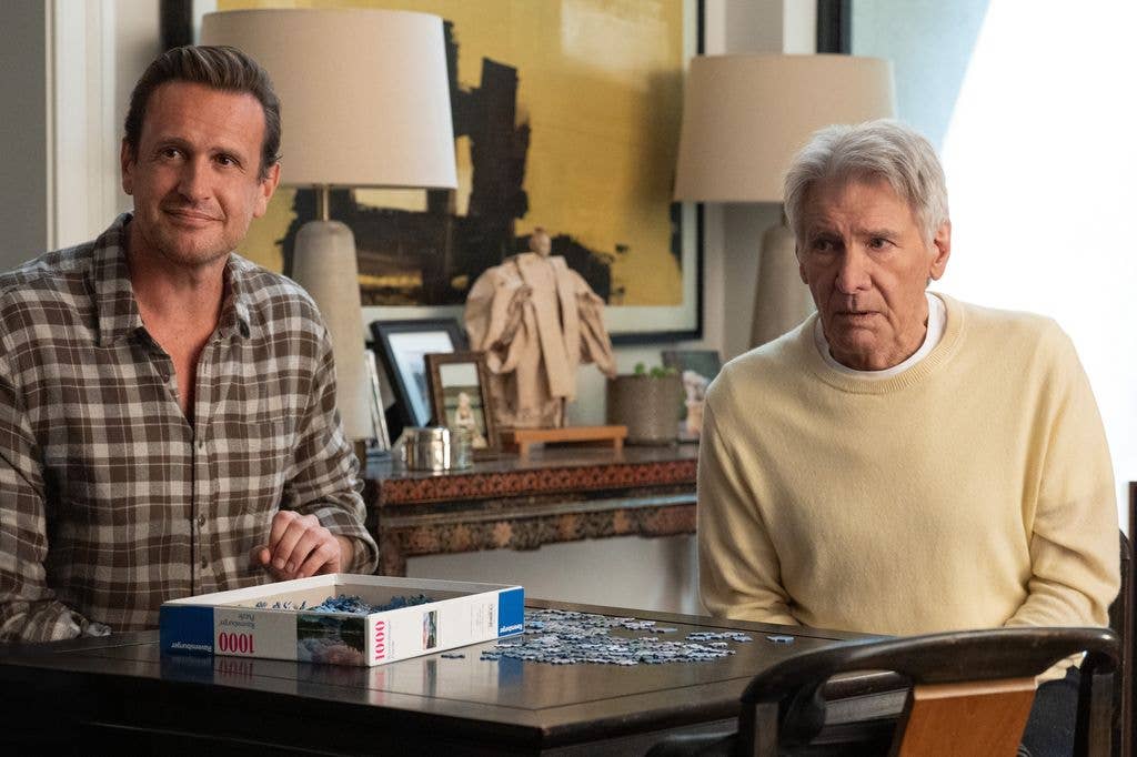 Harrison Ford and Jason Segel in season three of Shrinking