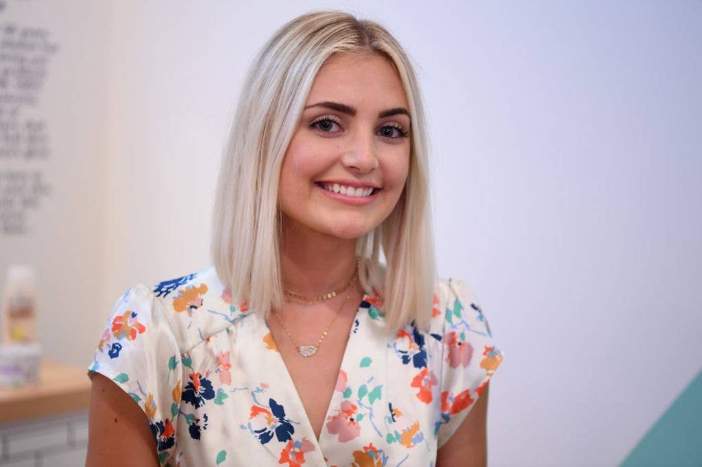 Aspyn Ovard attends the St. Ives Mixing Bar in NYC on June 16, 2017 in New York City.