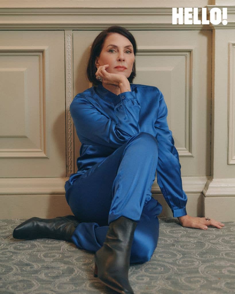 Sadie Frost posing at Cliveden House