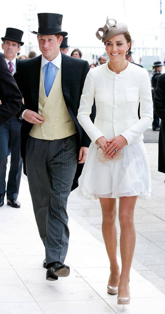 Prince Harry and Catherine, Duchess of Cambridge attend Derby Day during the Investec Derby Festival at Epsom racecourse on June 4, 2011 in Epsom, England. (Photo by Max Mumby/Indigo/Getty Images)