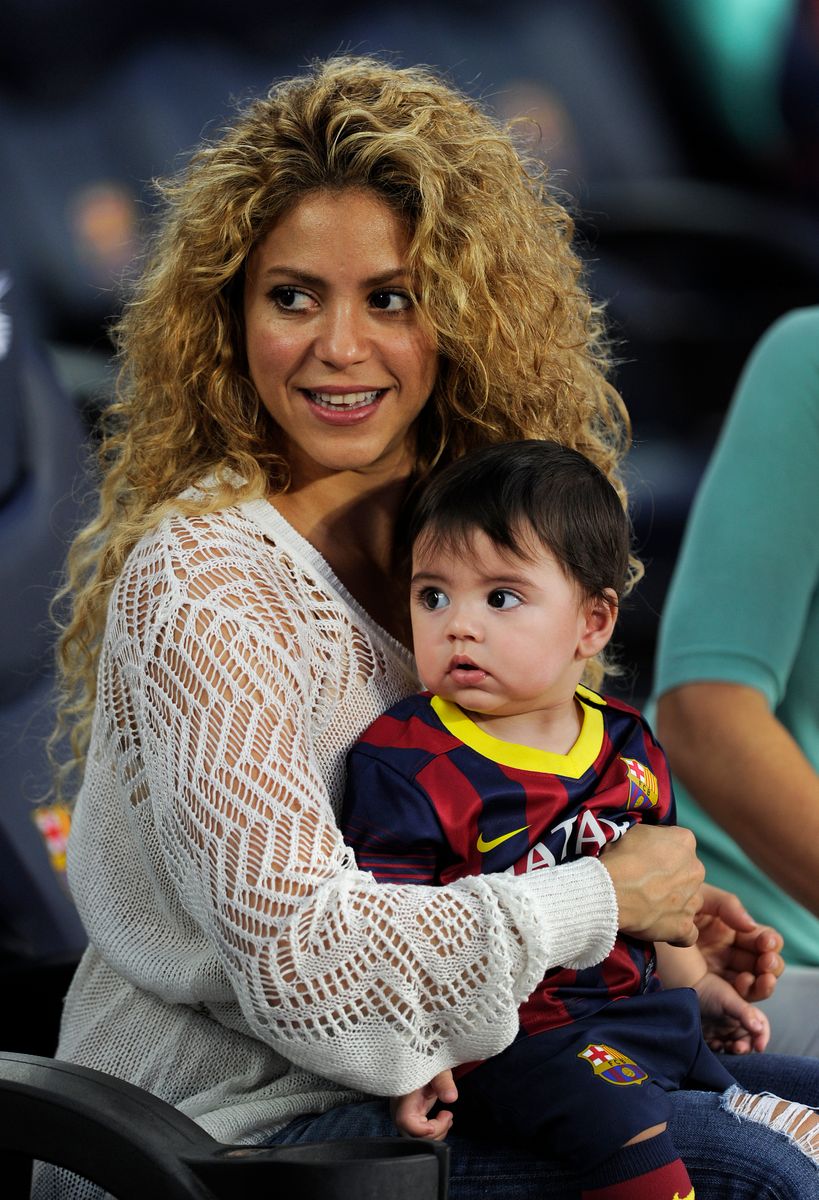 Shakira with son Milan