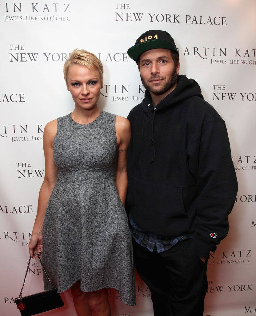 photo of pamela anderson and rick salomon
