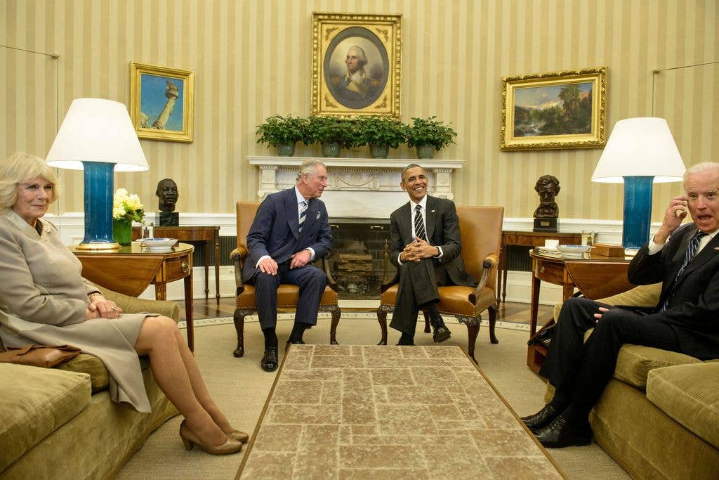 Charles was hosted by Obama in 2015