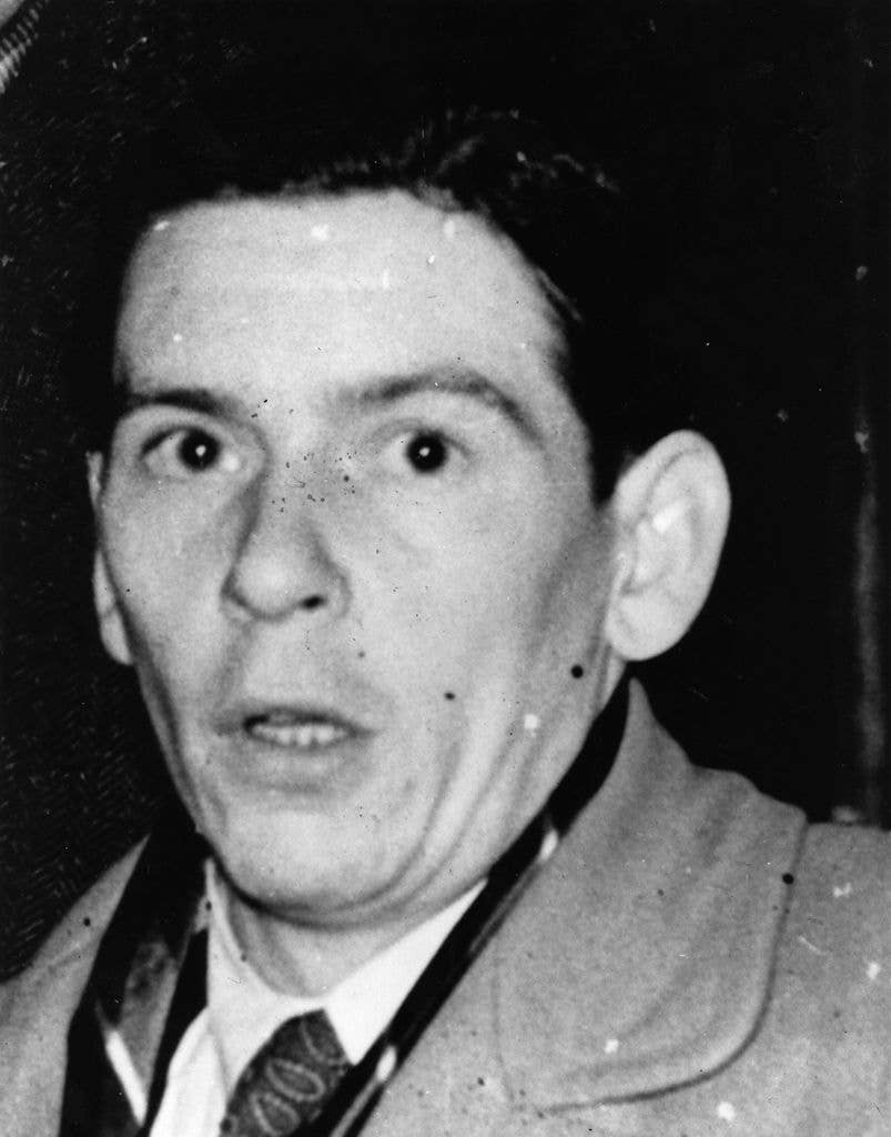 Black-and-white image of Timothy Evans