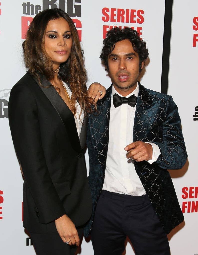 Kunal Nayyar and Neha Kapur